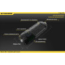 NITECORE TUBE V2.0 Black Nichia — наключный фонарь 14580